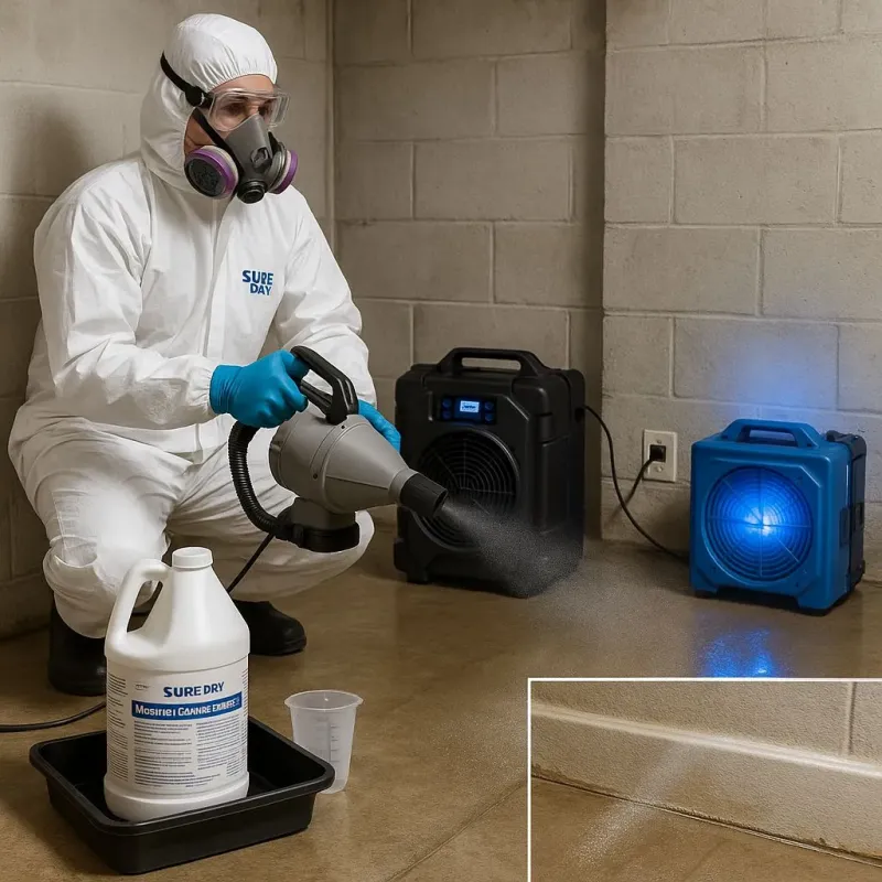 Sanitization and Odor Removal process in Davie, FL